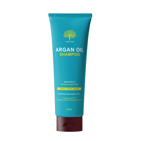 картинка Char Char Шампунь для восстановления волос с аргановым маслом Argan Oil Shampoo 100мл-