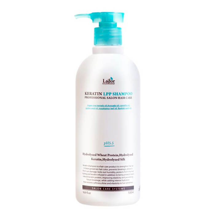 картинка Lador Шампунь бессульфатный для уплотнения волос с кератином Keratin LPP Shampoo 530мл