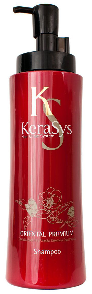 картинка Kerasys Шампунь для волос с маслом камелии и кератином Oriental Premium Shampoo 470мл