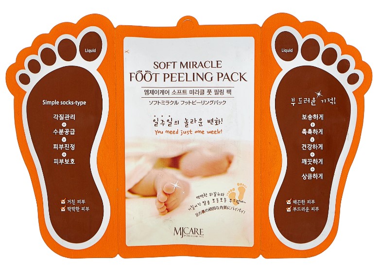 картинка Mijin Пилинг-носочки для кожи стоп Foot Peeling Pack 15мл*1пара+