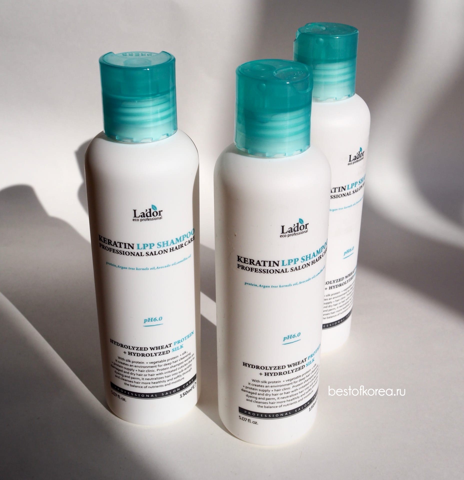 картинка Lador Шампунь бессульфатный для уплотнения волос с кератином Keratin LPP Shampoo 150мл