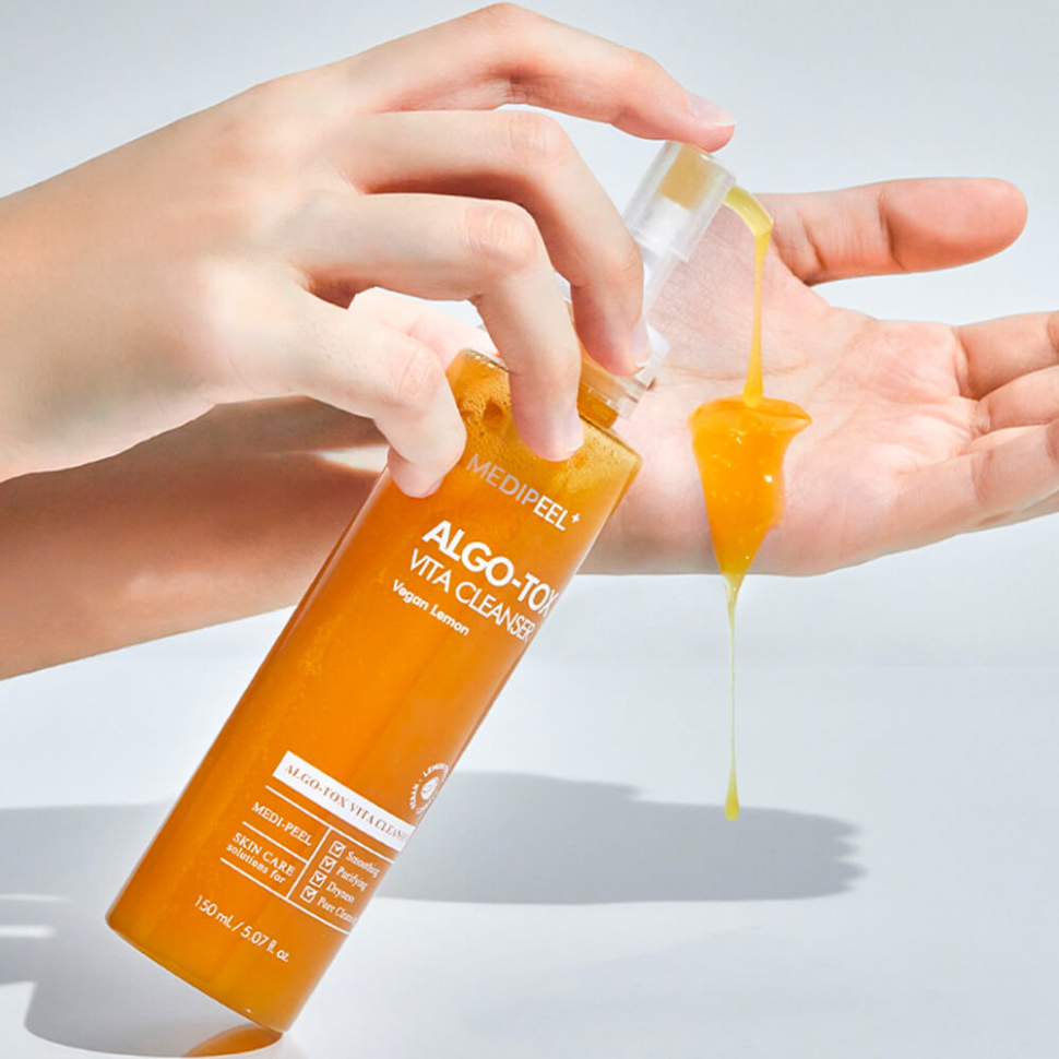 картинка MEDI-PEEL Пенка-гель для глубокого очищения с комплексом витаминов Algo-TOX Vita Cleanser 150мл