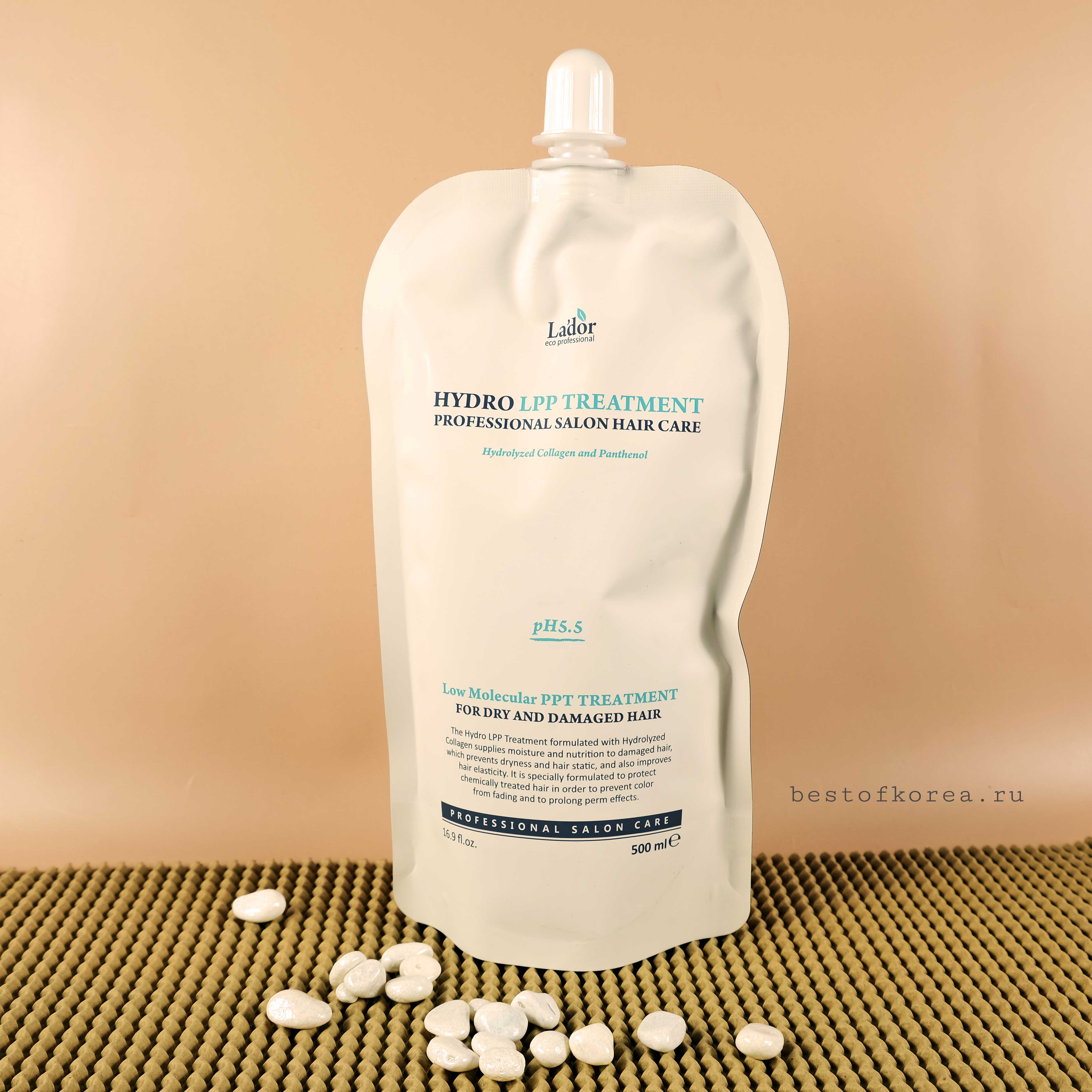 картинка Lador Маска для восстановления волос с коллагеном и аминокислотами Hydro Lpp Treatment 500мл(см.бл)