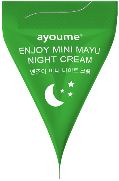 картинка Ayoume Ночной крем для лица с экстрактом центеллы Enjoy Mini Cream 3гр*1шт