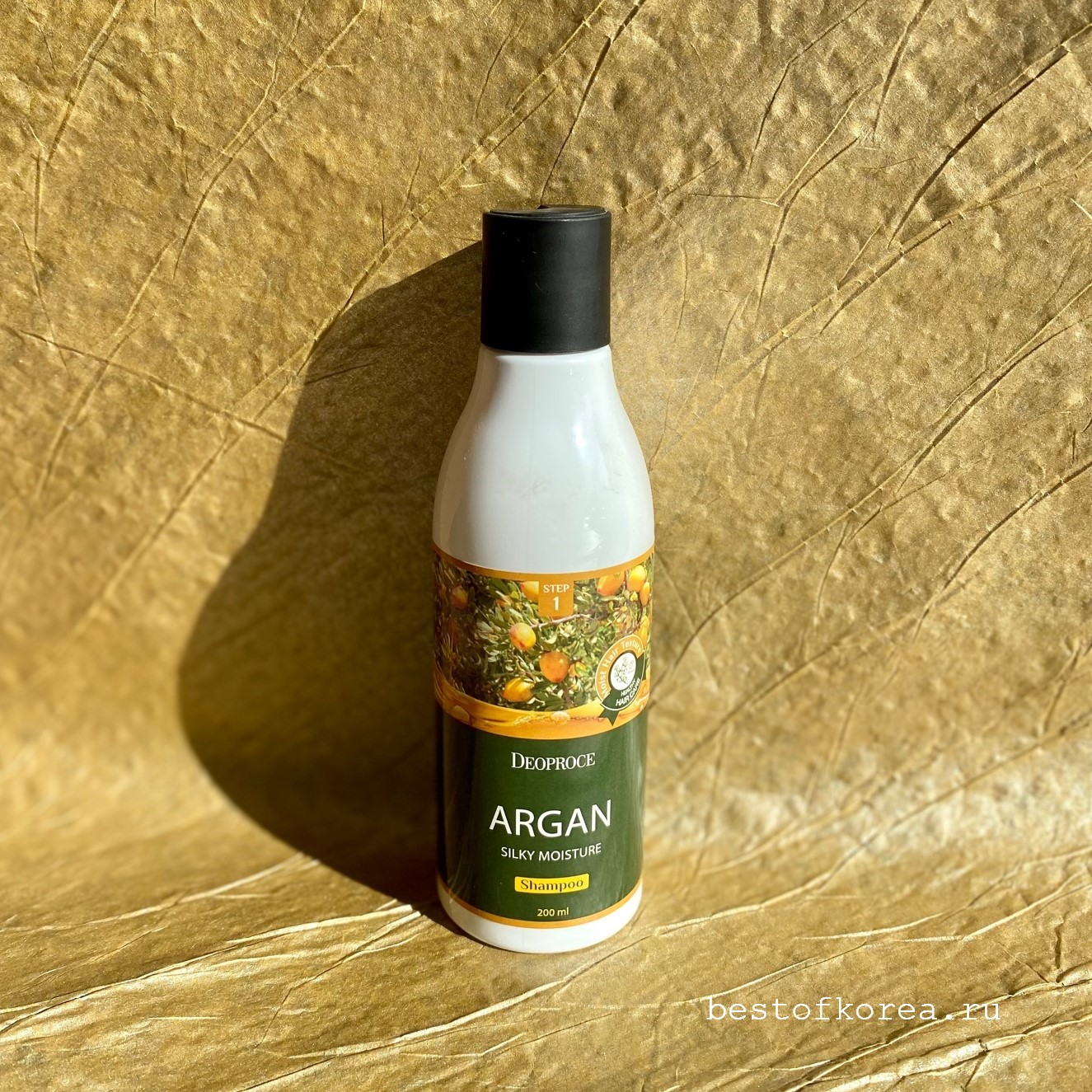 картинка Deoproce Шампунь для волос увлажняющий с маслом арганы Shampoo Argan Silky Moisture 200мл-