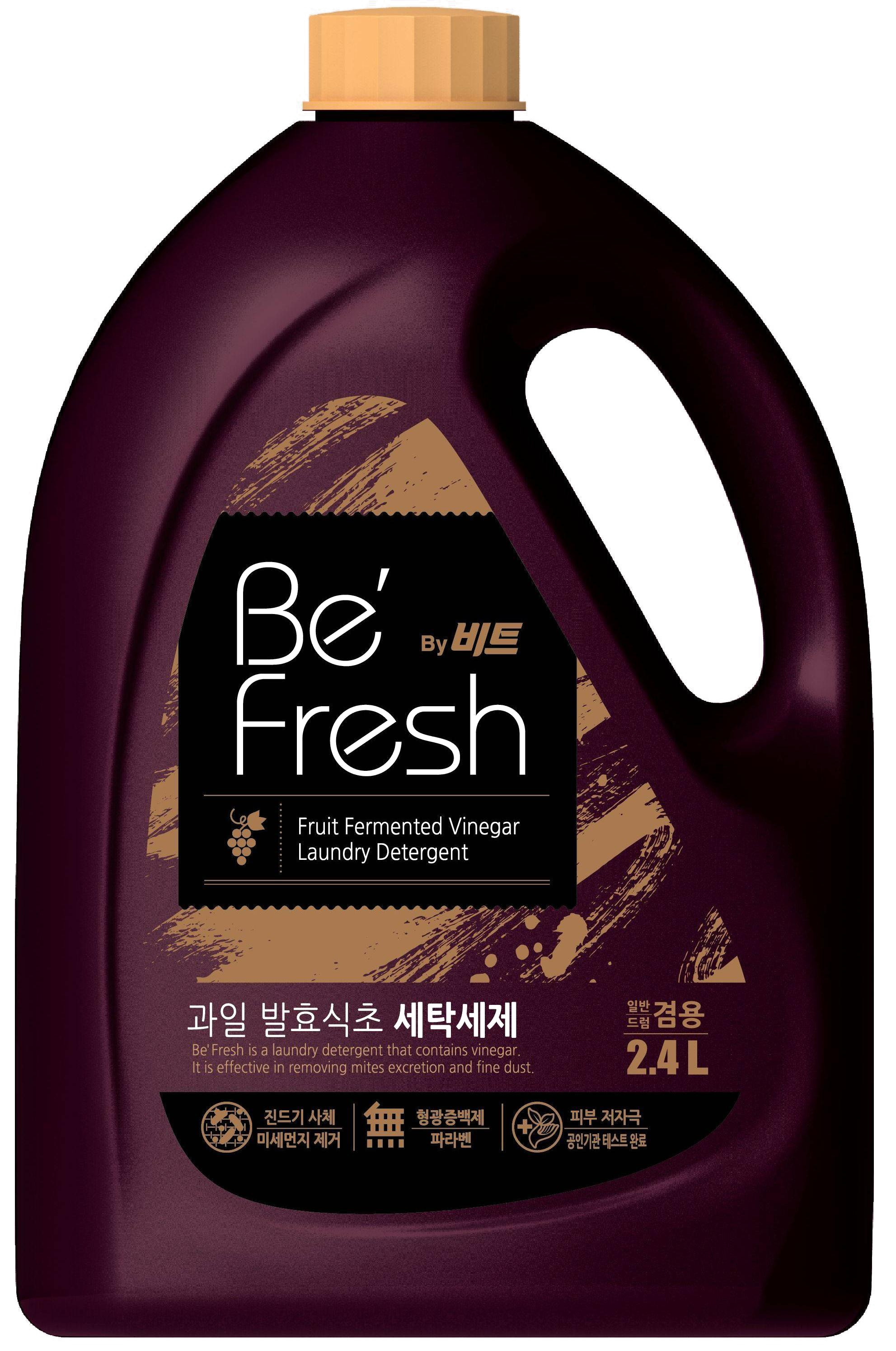 картинка LION Стиральный порошок жидкий с винно-травяным ароматом Be Fresh By Beat 2400мл
