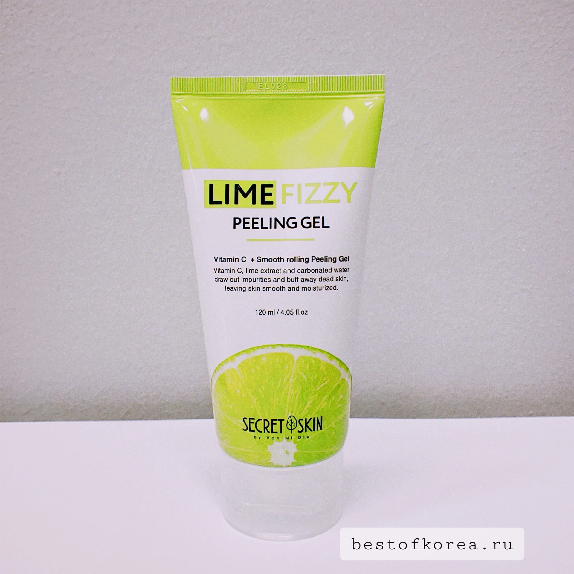 картинка Secret Skin Пилинг-скатка для лица с экстрактом лайма Lime Fizzy Peeling Gel 120мл-