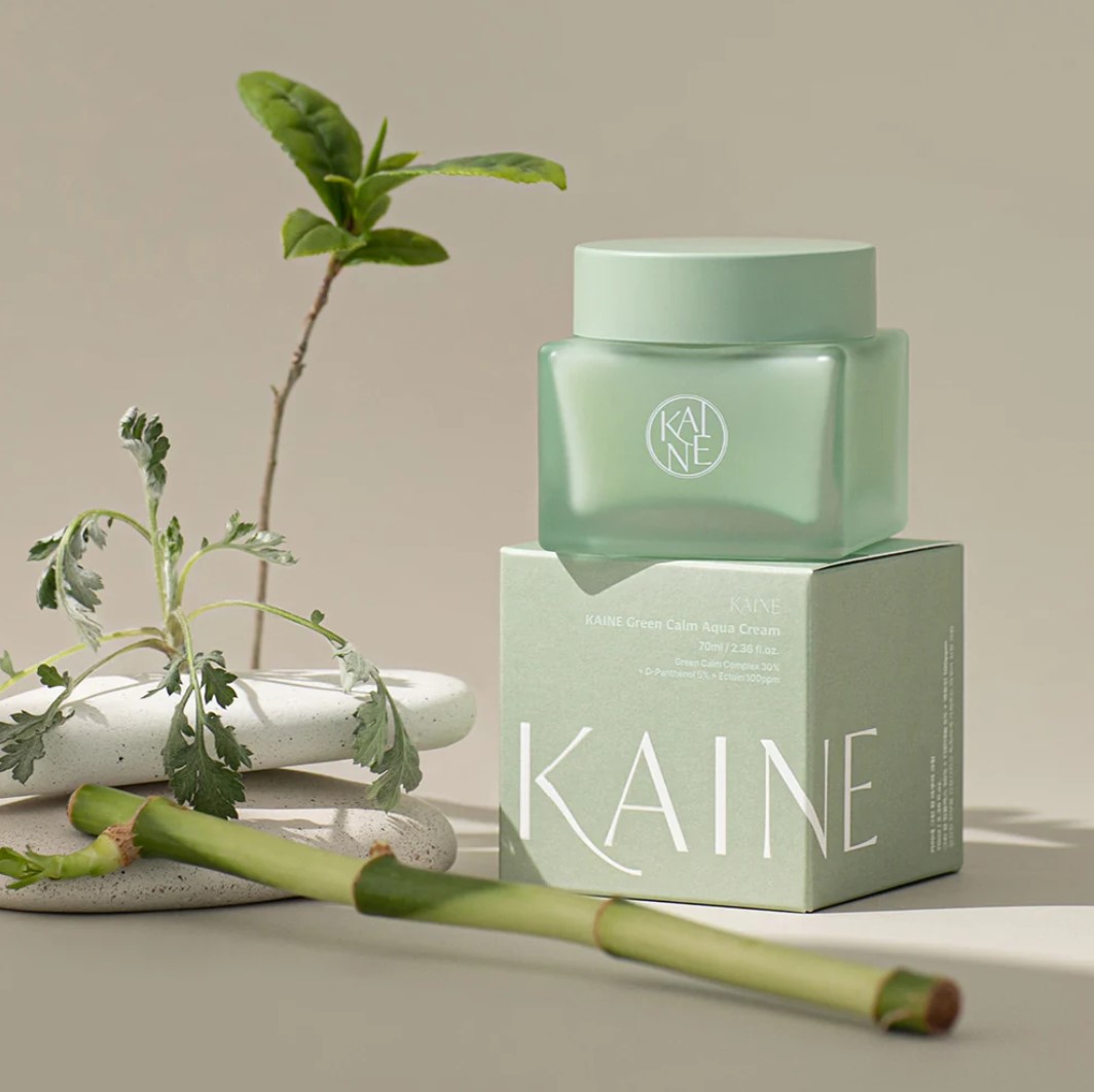 картинка KAINE Крем для чувствительной кожи лица с полынью,бамбуком,зеленым чаем Green Calm Aqua Cream 70мл