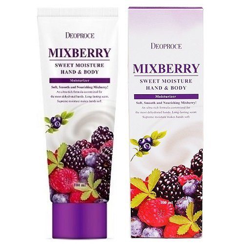 картинка Deoproce Крем для тела и рук увлажняющий с ароматом лесных ягод Mixberry Hand & Body Cream 100гр