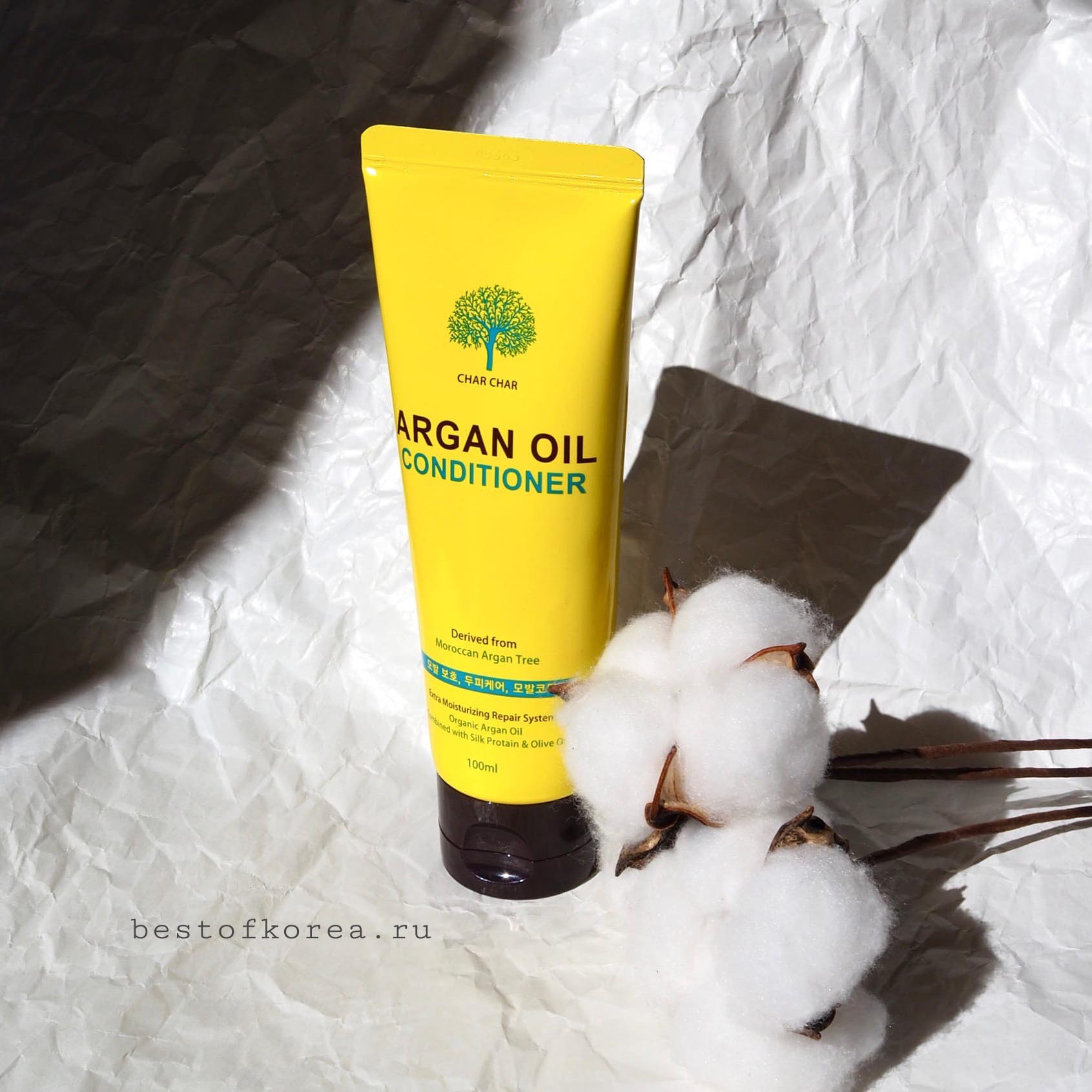 картинка Char Char Кондиционер для восстановления волос с аргановым маслом Argan Oil Conditioner 100мл 