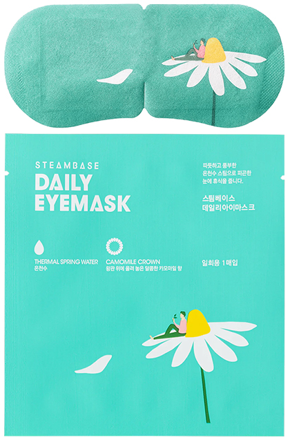 картинка Steambase Маска для глаз с тепловым действием с ароматом ромашки Daily Eye Mask Camomile Crown 1шт-