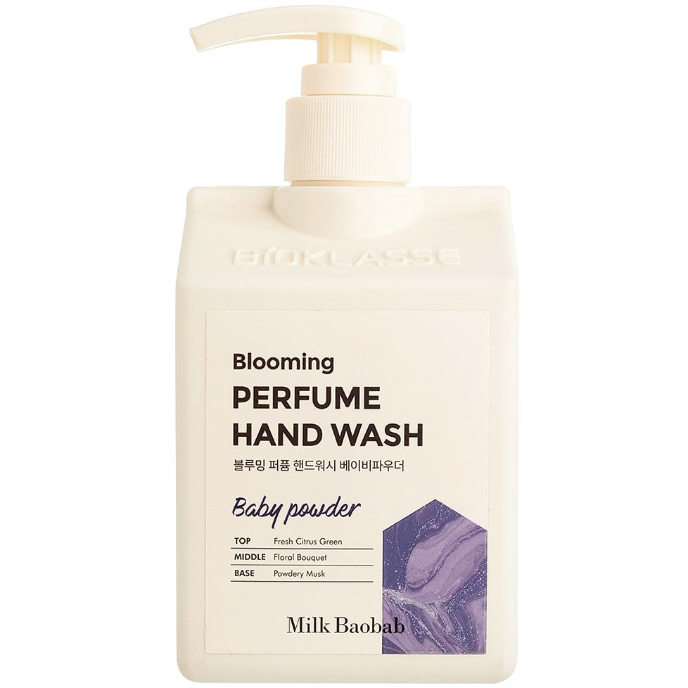 картинка MilkBaobab Гель-пенка для рук с ароматом детской присыпки Perfume Hand Wash Baby Powder 250мл-