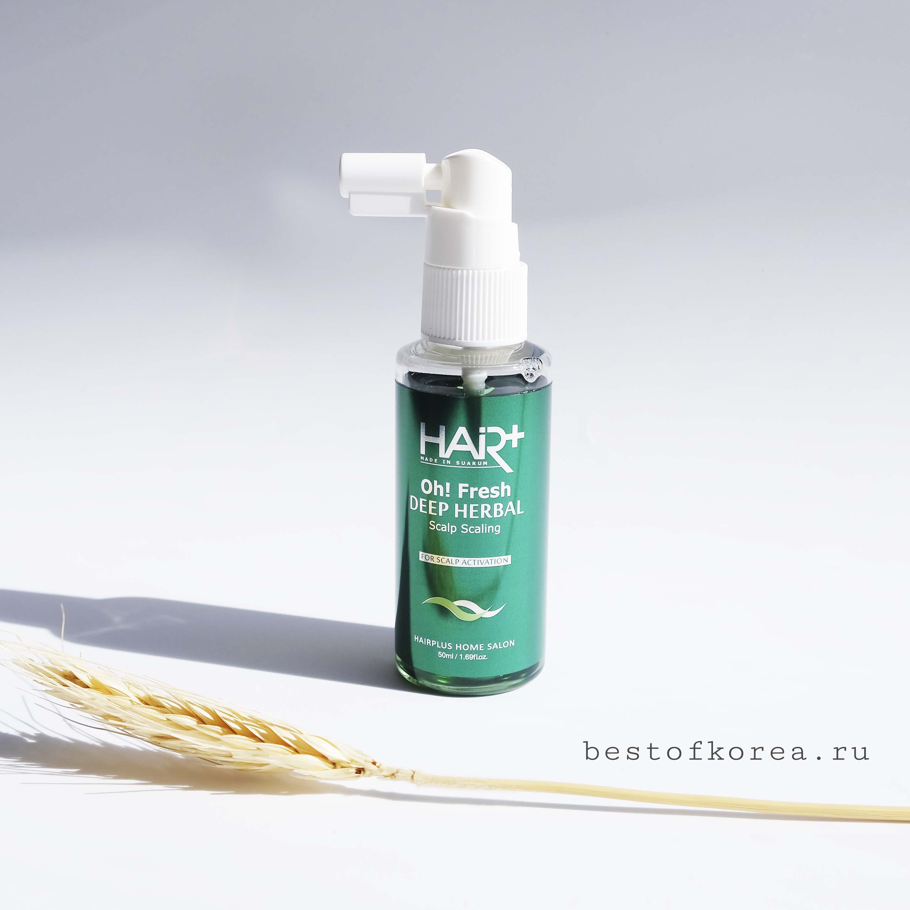картинка Hair Plus Тоник-пилинг освежающий на травах Fresh Deep Herbal Scalp Scaling 50мл-
