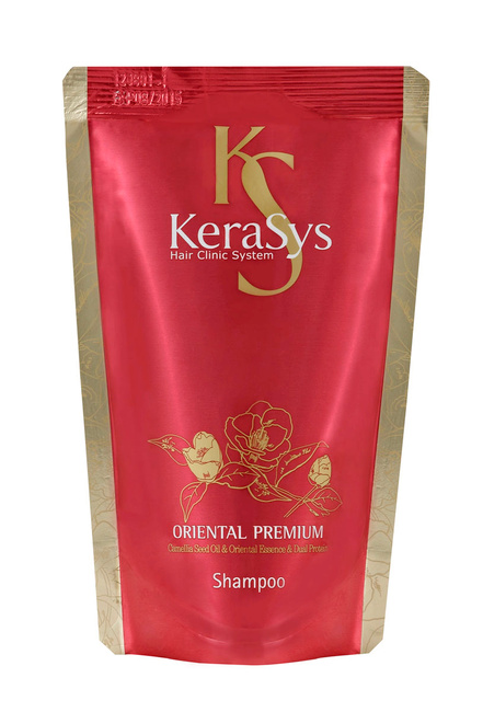 картинка Kerasys Шампунь для волос с маслом камелии и кератином Oriental Premium Shampoo 500мл(запаска)