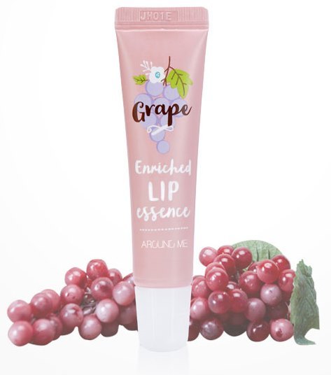 картинка Welcos Бальзам для губ с ароматом винограда Around Me Enriched Lip Essence Grape 8,7гр-