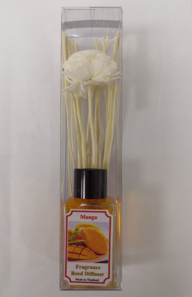 картинка LION Освежитель для комнат с ароматом манго Aromatherapy Mango Diffuser (наполнитель 40мл+палочки)