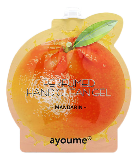 картинка Ayoume Антисептический гель для рук с ароматом мандарина Perfumed Hand Clean Gel Mandarin 20мл-