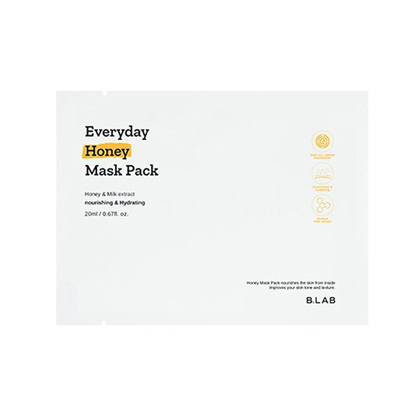 картинка B.Lab Тканевая маска питательная с экстрактом меда Everyday Honey Mask Pack 20мл-