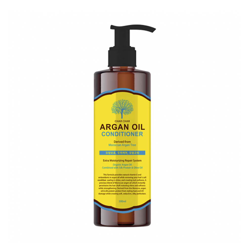 картинка Char Char Кондиционер для восстановления волос с аргановым маслом Argan Oil Conditioner 500мл 