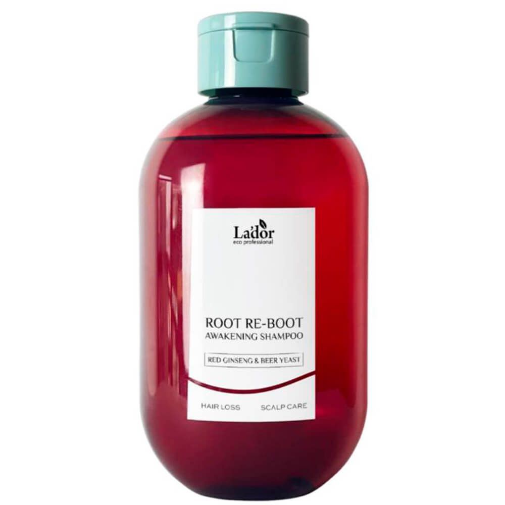 картинка Lador Шампунь укрепляющий с женьшенем RootRe-Boot Awakening Shampoo Red Ginseng&BeerYeast 300мл