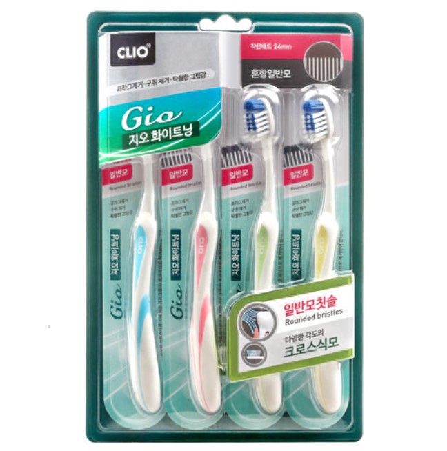 картинка Clio Зубная щетка мягкой жесткости Sens Interdental Antibacterial Ultrafine Toothbrush