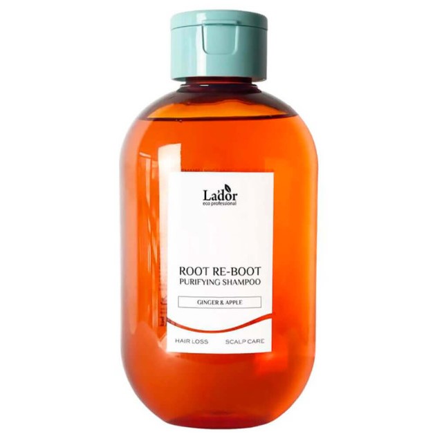 картинка Lador Шампунь успокаивающий для жирной и чувствительной кожи Purifying Shampoo Ginger&Apple 300мл