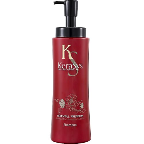 картинка Kerasys Шампунь для волос с маслом камелии и кератином Oriental Premium Shampoo 600мл