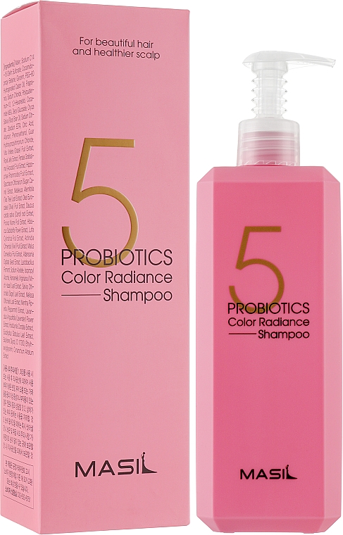 картинка Masil Шампунь для защиты цвета окрашенных волос 5 Probiotics Color Radiance Shampoo 500мл