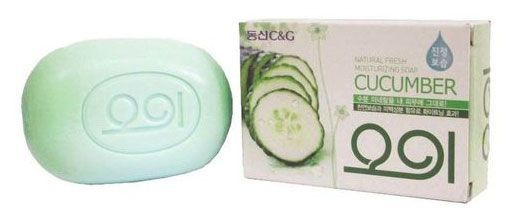 картинка Clio Мыло туалетное с экстрактом огурца New Cucumber Soap 100гр