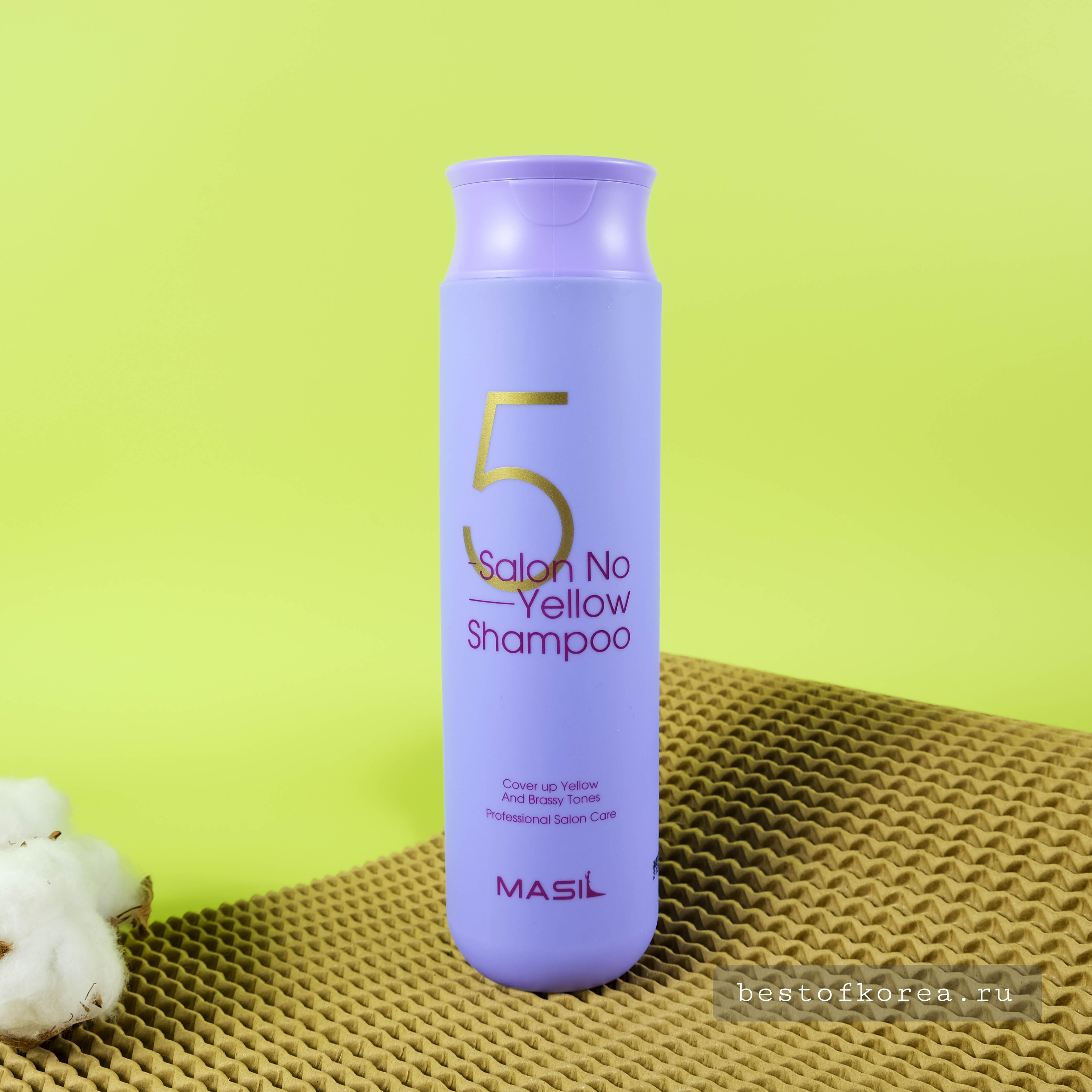 картинка Masil Шампунь для светлых оттенков блонд антижелтый 5 Salon No Yellow Shampoo 300мл