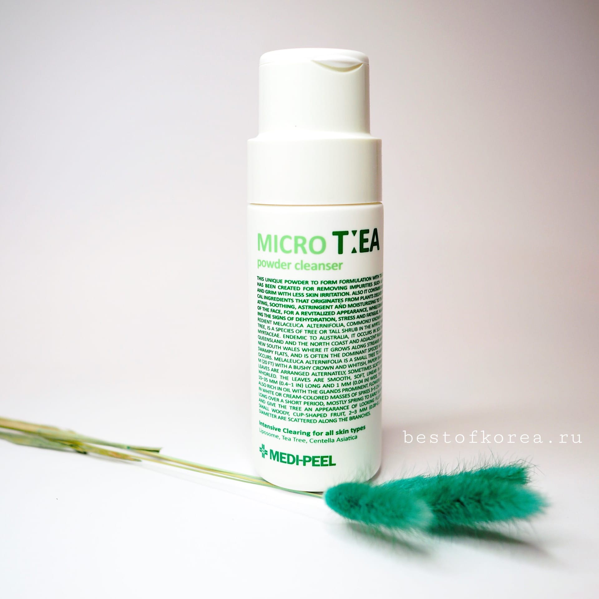 картинка MEDI-PEEL Энзимная пудра для глубокого очищения центелла/зеленый чай Micro Tea Powder Cleanser 70гр