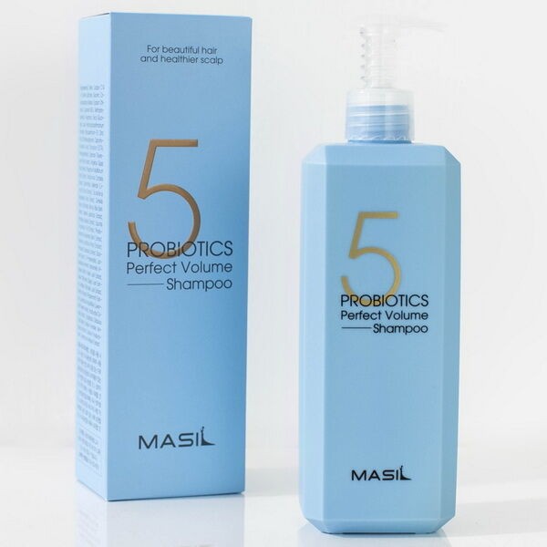 картинка Masil Шампунь для объема волос с пробиотиками 5 Probiotics Perfect Volume Shampoo 500мл