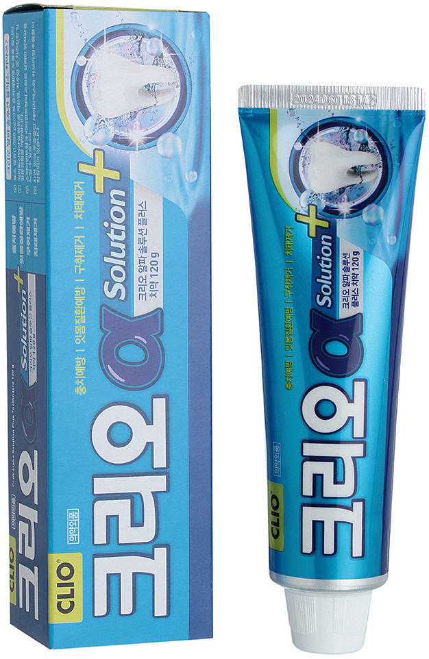 картинка Clio Зубная паста с экстрактом ромашки и шалфея Alpha Solution Total Care Plus Toothpaste 120гр
