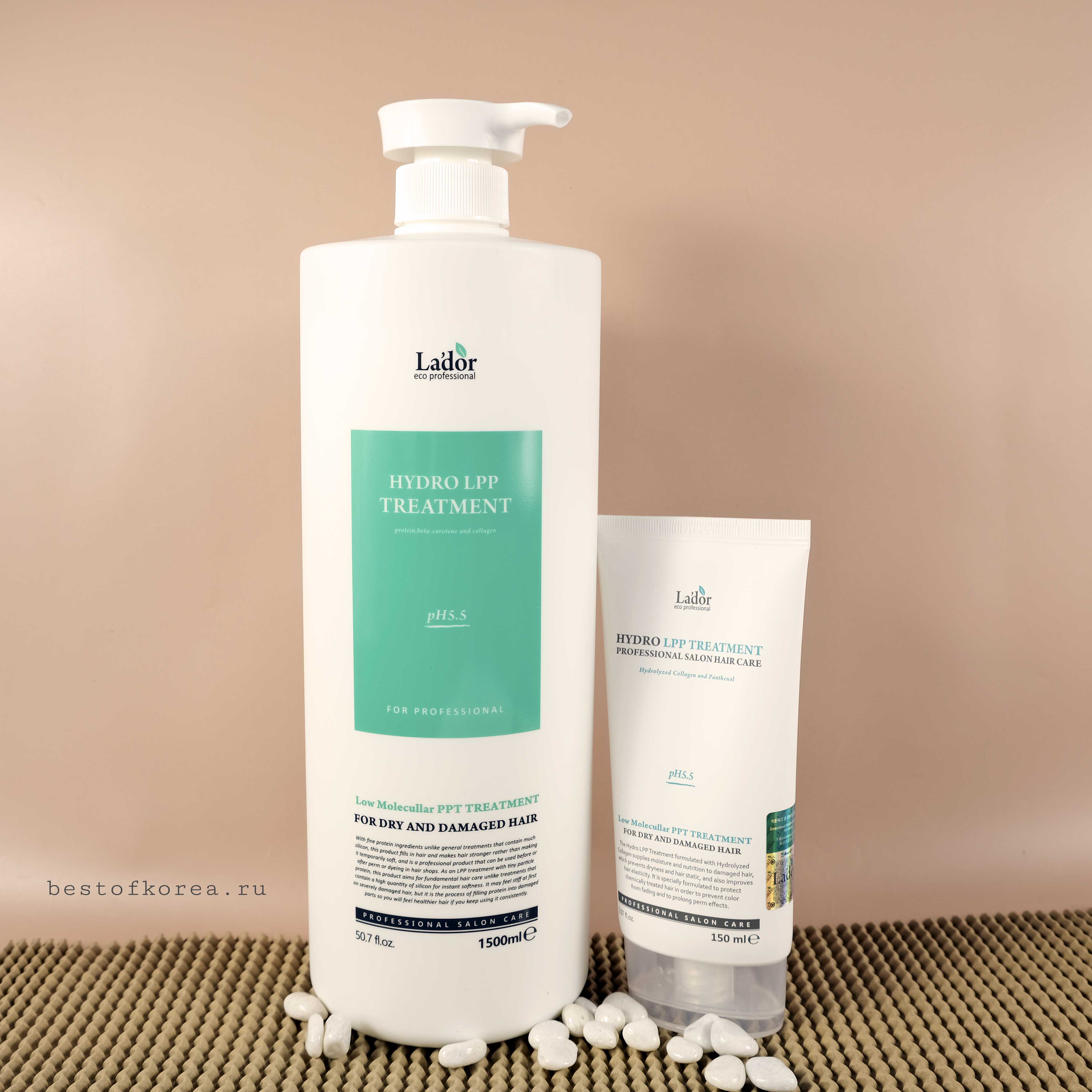 картинка Lador Маска для восстановления волос с коллагеном и аминокислотами Eco Hydro Lpp Treatment 1500мл