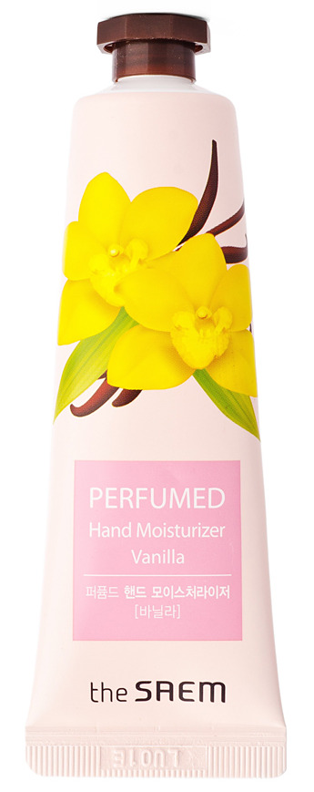 картинка The Saem Крем для рук парфюмированный с экстр.ванили Perfumed Hand Moisturizer Vanilla 30гр