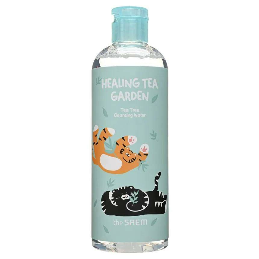 картинка The Saem Средство для снятия макияжа с экстр.чайного дерева Healing Tea Garden Tea Tree Water 300мл