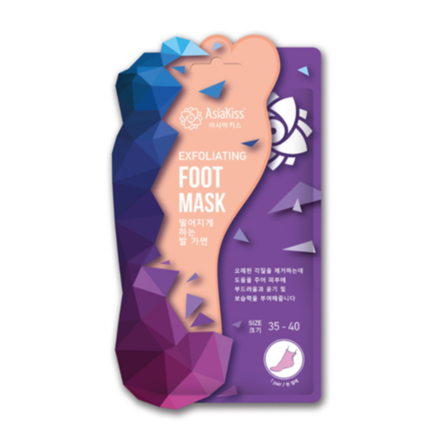 картинка Asiakiss Пилинг-носочки для кожи стоп (размер 35-40) Peeling Foot Mask 30гр*1пара