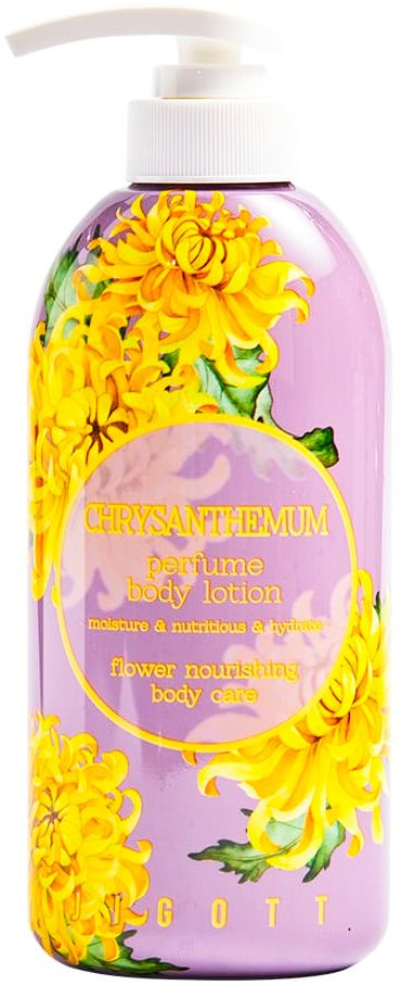 картинка JIGOTT Лосьон для тела увлажняющий с экстрактом хризантемы Chrysanthemum Perfume Body Lotion 500мл-